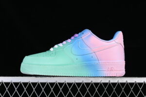 Nike Air Force 1'07 Low Purple Green Air Force 1 Low Top Casual Skate Shoes Gradient ZQ2023-929