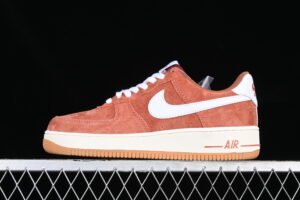 Nike Air Force 1'07 Low White Suede Air Force 1 Low Top Casual Skate Shoes AV0383-221