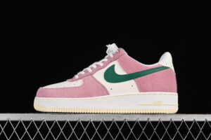 Nike Air Force 1'07 Low White Pink Green Air Force 1 Low Top Casual Skate Shoes FV9346-100