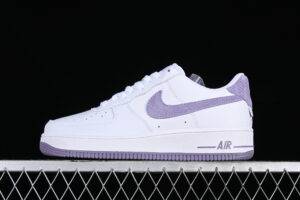 Nike Air Force 1'07 Low White Purple Air Force 1 Low Top Casual Skate Shoes CN2873-108
