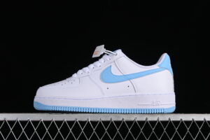 Nike Air Force 1'07 Low White Blue Air Force 1 Low Top Casual Skate Shoes FQ4296-100