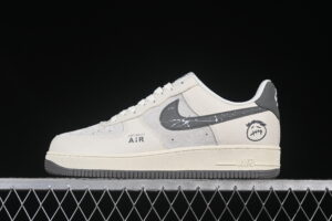 Nike Air Force 1'07 Low Cream Grey Air Force 1 Low Top Casual Skate Shoes DF0188-036