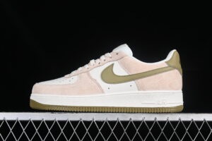 Nike Air Force 1'07 Low Cream White Brown Green Colorway Air Force 1 Low Top Casual Skate Shoes FF7795-222