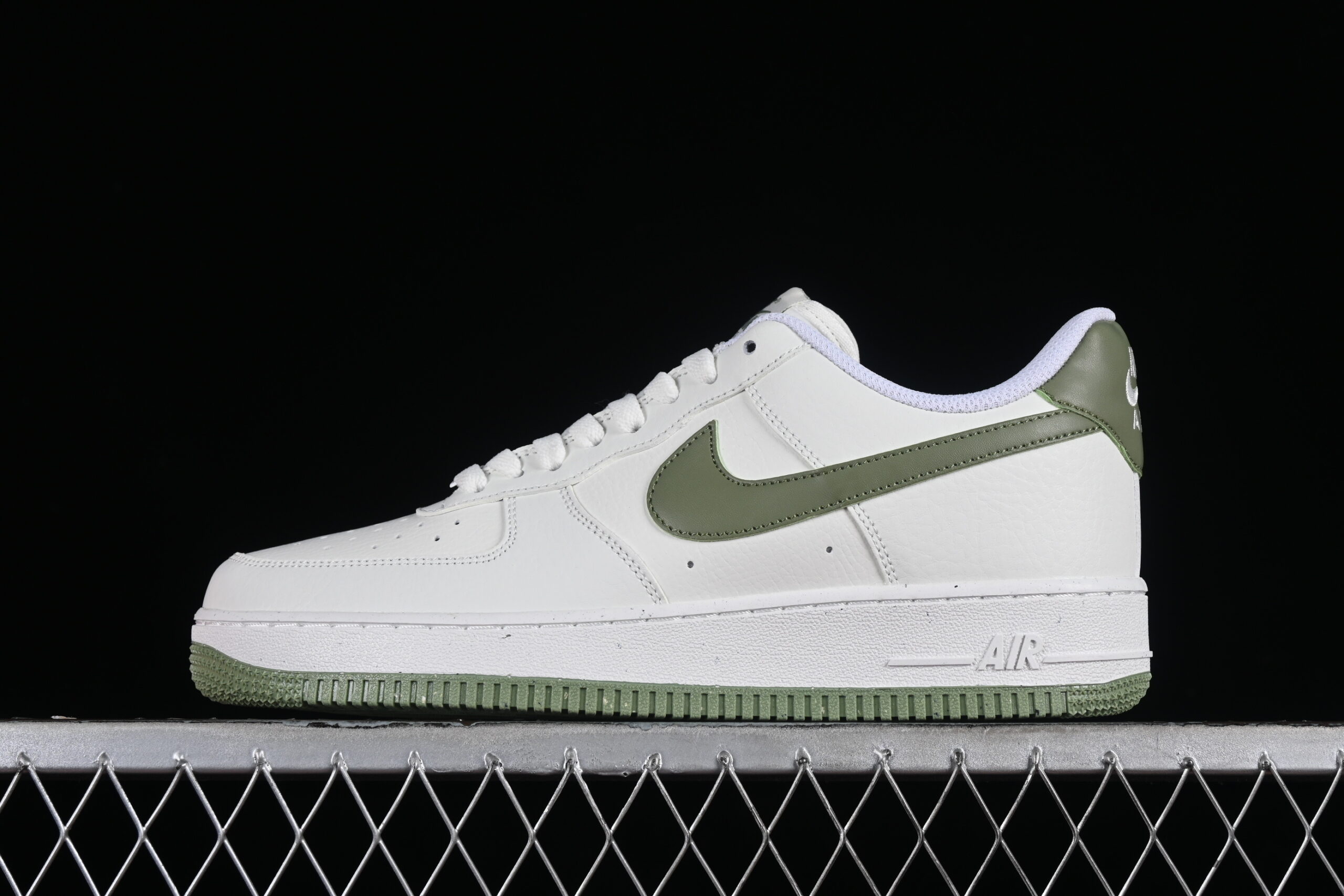 Nike Air Force 1'07 Low Cream White Green Air Force 1 Low Top Casual Skate Shoes DV3808-106