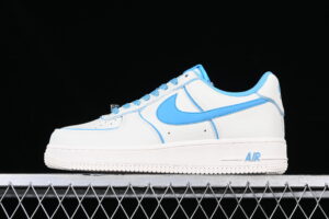 Nike Air Force 1'07 Low Cream White Blue Air Force 1 Low Top Sports Casual Skate Shoes UH8958-066