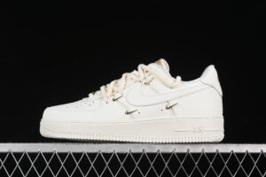 Nike Air Force 1'07 Low Cream Air Force 1 Low Top Casual Skate Shoes FX3654-111
