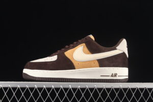 Nike Air Force 1'07 Low Cream Yellow Brown Air Force 1 Low Top Casual Skate Shoes NT9986-008