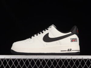 Nike Air Force 1'07 Low Cream Black Limited Air Force 1 Low Top Casual Skate Shoes LG4596-336
