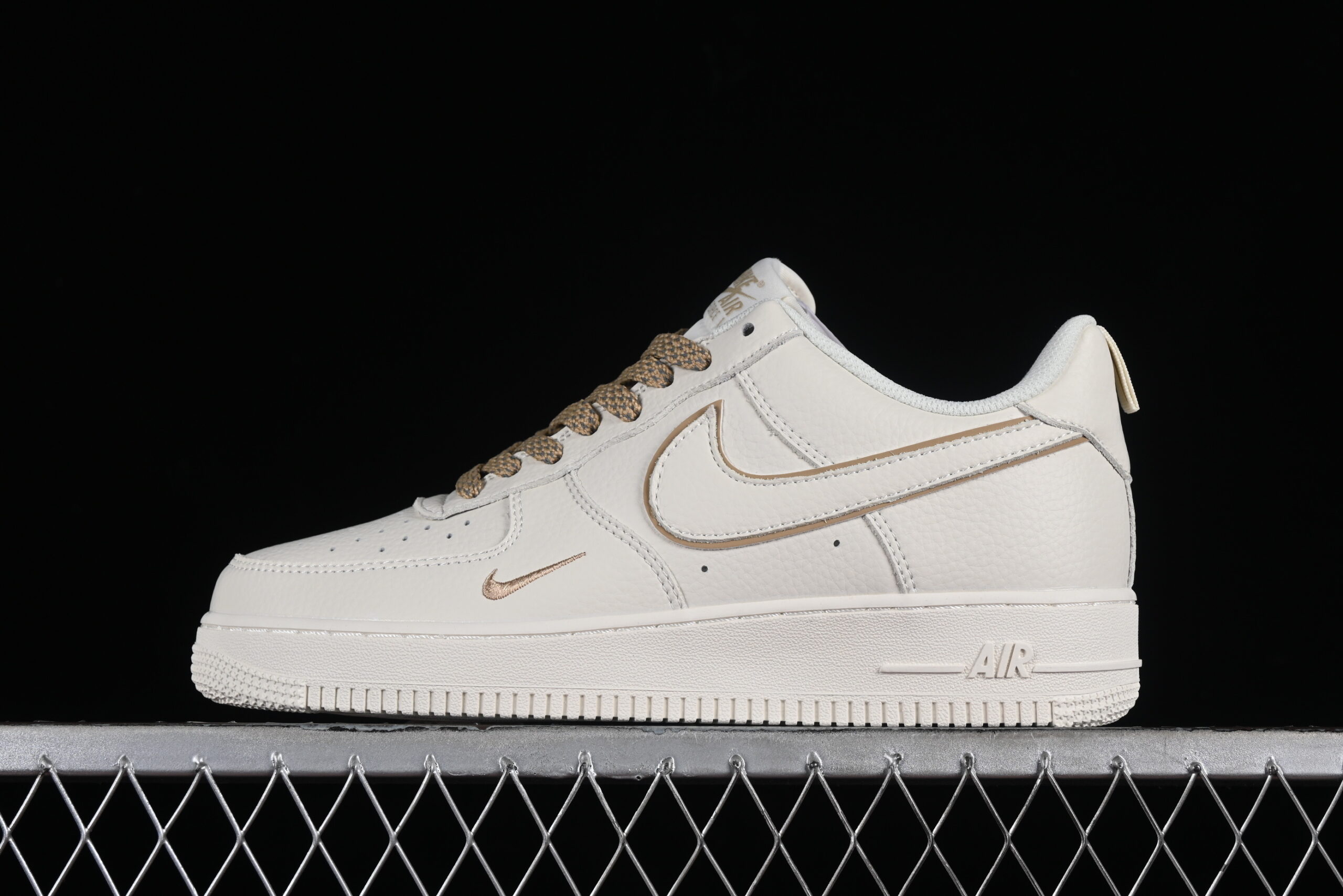 Nike Air Force 1'07 Low Classic Star Pattern Air Force 1 Low Top Casual Skate Shoes Glitter MJ0319-027