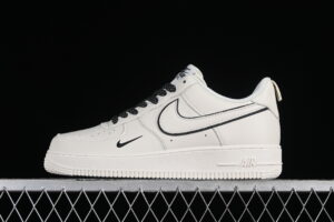 Nike Air Force 1'07 Low Classic Black Star Pattern Air Force 1 Low Top Casual Skate Shoes Starry Sky Glitter MJ0319-021