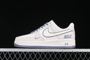 Nike Air Force 1'07 Low Nike Collaboration Cream Grey Air Force 1 Low Top Casual Skate Shoes BB7518-027