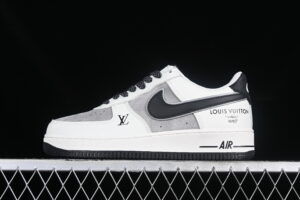 Nike Air Force 1'07 Low Collaboration Cream Black Air Force 1 Low Top Casual Skate Shoes AV0383-251