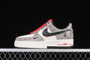 Nike Air Force 1'07 Low Limited Grey Black Air Force 1 Low Top Casual Skate Shoes Year of the Snake DM6688-009