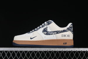 Nike Air Force 1'07 Low Collaboration Grey Air Force 1 Low Top Casual Skate Shoes KK1988-052
