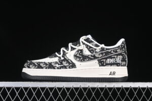 Nike Air Force 1'07 Low Collaboration Black Air Force 1 Low Top Casual Skate Shoes SJ1198-106