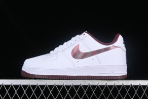 Nike Air Force 1'07 Low Red Air Force 1 Low Top Casual Skate Shoes PF9055-778