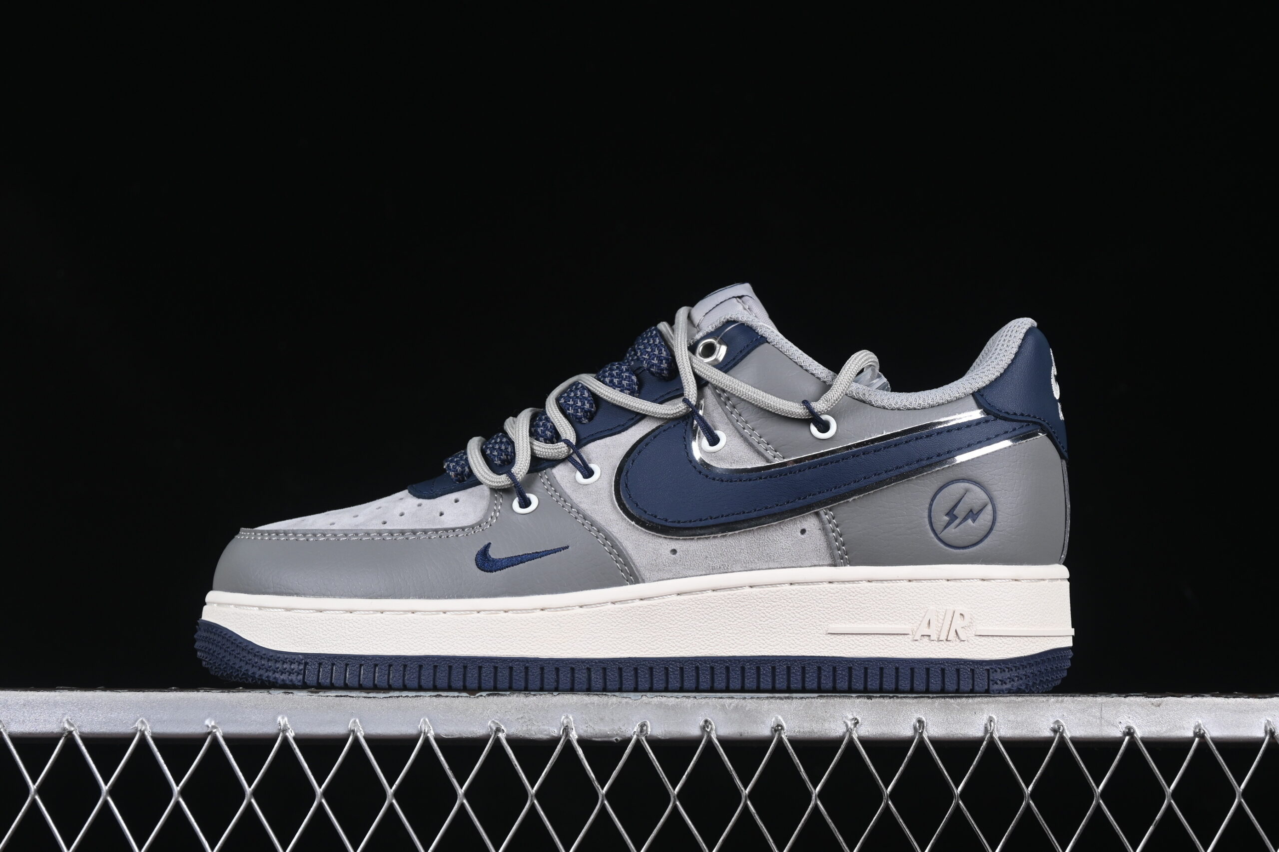 Nike Air Force 1'07 Low Collaboration Grey Air Force 1 Low Top Casual Skate Shoes SJ1198-111