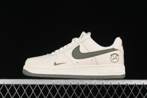 Nike Air Force 1'07 Low Collaboration - Cream White Green Air Force 1 Low Top Casual Skate Shoes DF0180-007