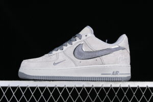 Nike Air Force 1'07 Low Suede Grey Star Pattern Air Force 1 Low Top Sports Casual Skate Shoes Glitter WW5021-627