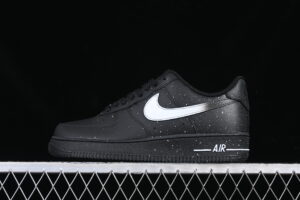 Nike Air Force 1'07 Low Black Air Force 1 Low Top Casual Skate Shoes ZH0316-046