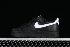 Nike Air Force 1'07 Low Black White Classic Air Force 1 Low Top Casual Skate Shoes ZH0316-018