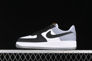 Nike Air Force 1'07 Low Black White Grey Air Force 1 Low Top Casual Sports Skate Shoes FB7162-081