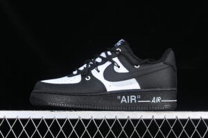 Nike Air Force 1'07 Low Black White Air Force 1 Low Top Casual Skate Shoes Custom DX2340-001