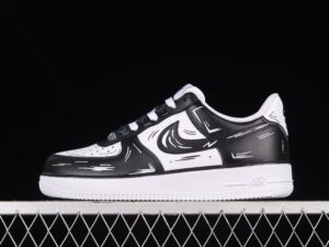Nike Air Force 1'07 Low Black White Colorway Air Force 1 Low Top Casual Skate Shoes CW2288-218