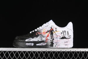 Nike Air Force 1'07 Low Black Air Force 1 Low Top Casual Skate Shoes ZH0316-045