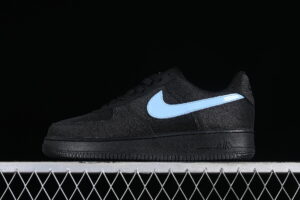 Nike Air Force 1'07 Low Black Air Force 1 Low Top Casual Skate Shoes Starry Sky CW2288-012