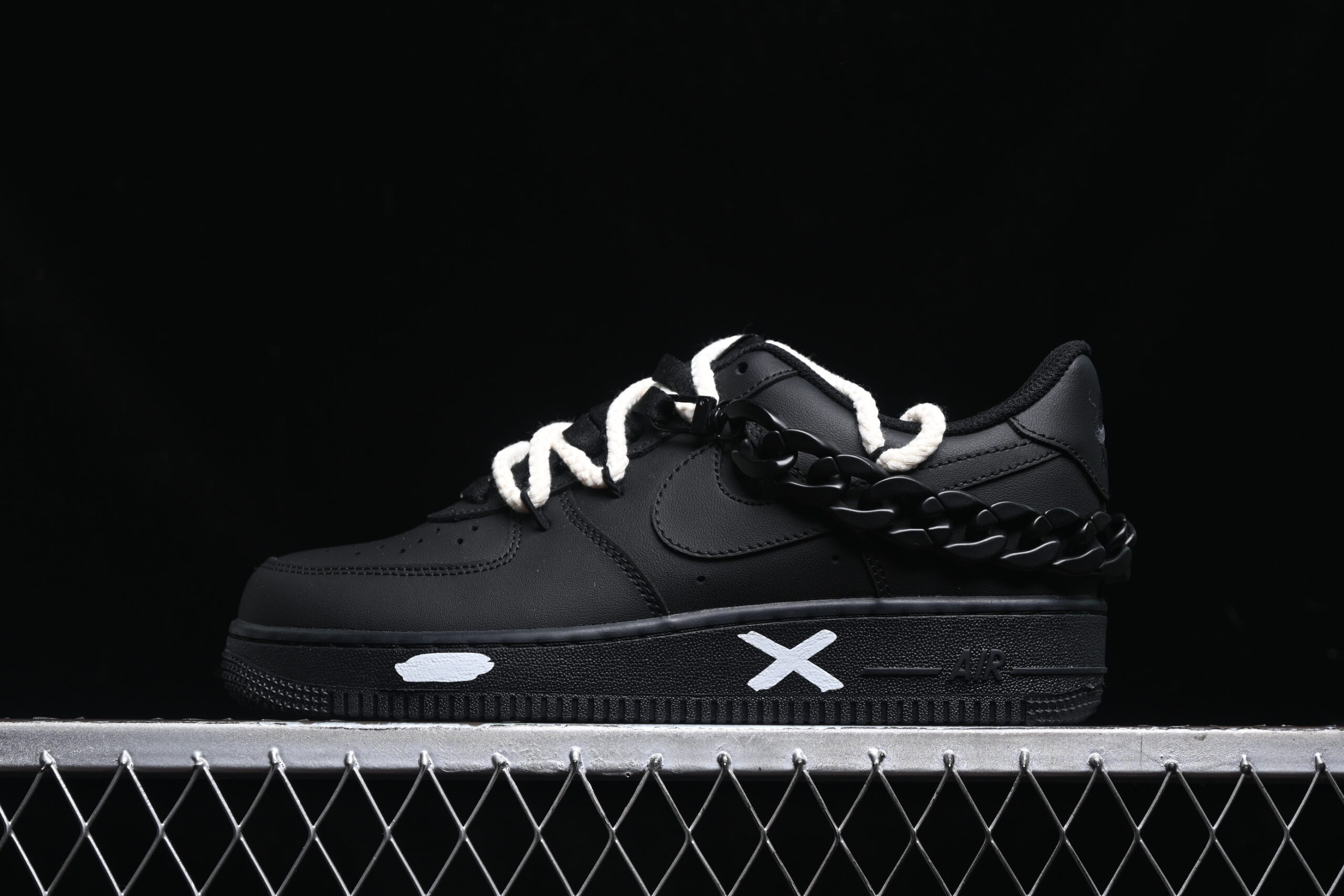 Nike Air Force 1'07 Low Black Functional Air Force 1 Low Top Casual Skate Shoes CW2288-763