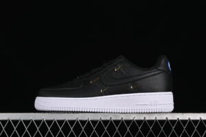 Nike Air Force 1'07 Low Black Air Force 1 Low Top Casual Skate Shoes CT1990-001