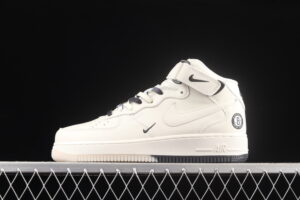 Nike Air Force 1'07 Mid " Cream Black White " Limited Air Force 1 Mid Top Casual Skate Shoes NT2969-013