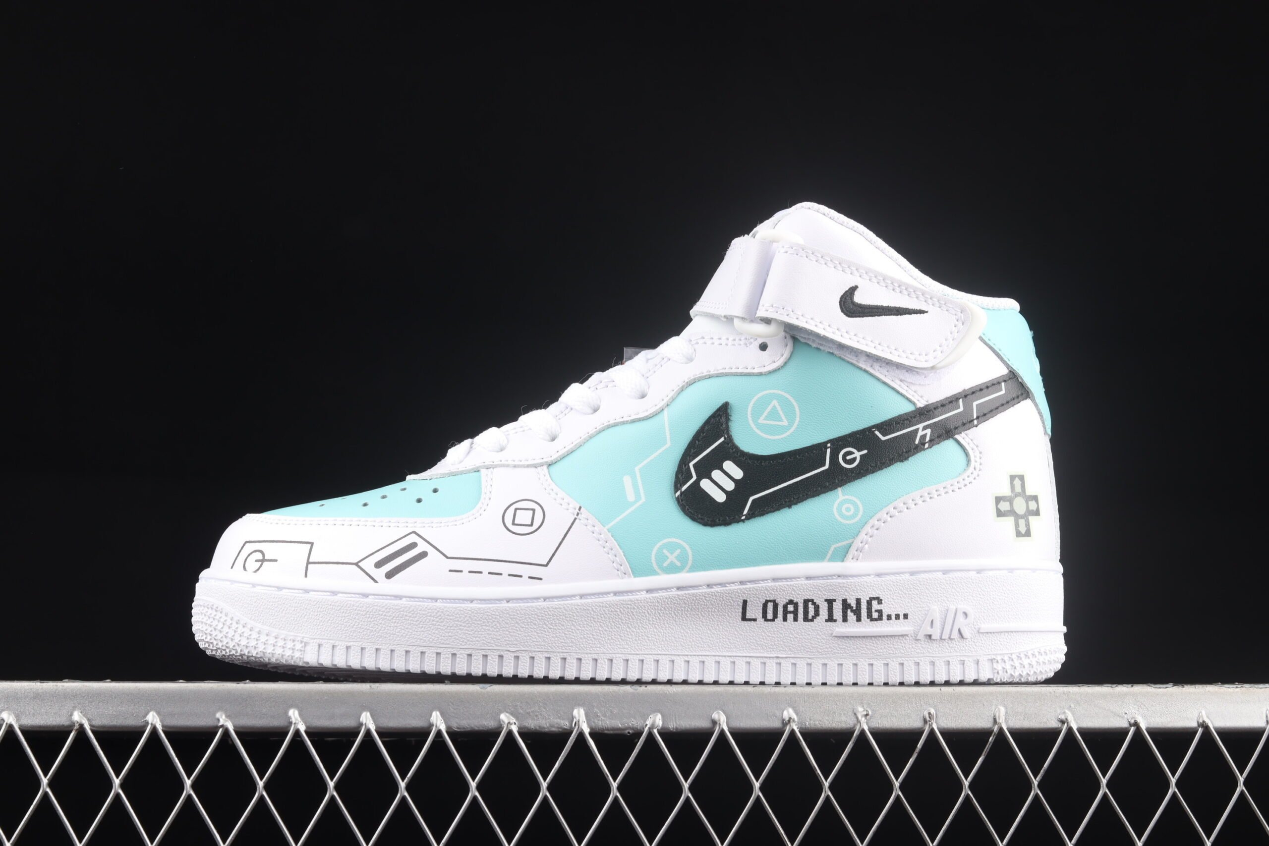 Nike Air Force 1'07 Mid PS5 Air Force 1 Mid Top Casual Skate Shoes CW2288-116