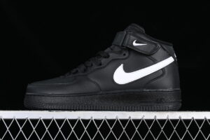 Nike Air Force 1'07 Mid Black White Air Force 1 Mid Top Classic Casual Skate Shoes HK5622-955