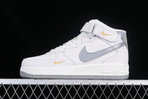 Nike Air Force 1'07 Mid Grey Suede Air Force 1 Mid Top Casual Skate Shoes KG3031-012