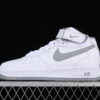 Nike Air Force 1'07 Mid White Grey Air Force 1 Mid Top Casual Skate Shoes DV0806-100