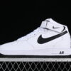 Nike Air Force 1'07 Mid White Black Air Force 1 Mid Top Casual Skate Shoes DV0806-101