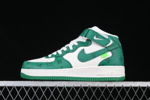 Nike Air Force 1'07 Mid Cream Green Air Force 1 Mid Top Casual Skate Shoes LL0222-002