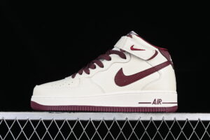 Nike Air Force 1'07 Mid Cream Red Colorway Air Force 1 Mid Top Casual Skate Shoes PA0920-008