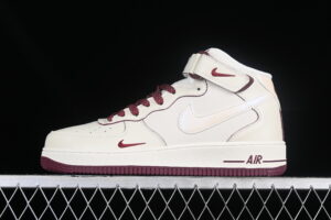 Nike Air Force 1'07 Mid Red Air Force 1 Mid Top Casual Skate Shoes SG2356-803