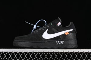 Off White x Nike Air Force 1 Low OW Collaboration Black AO4606-001