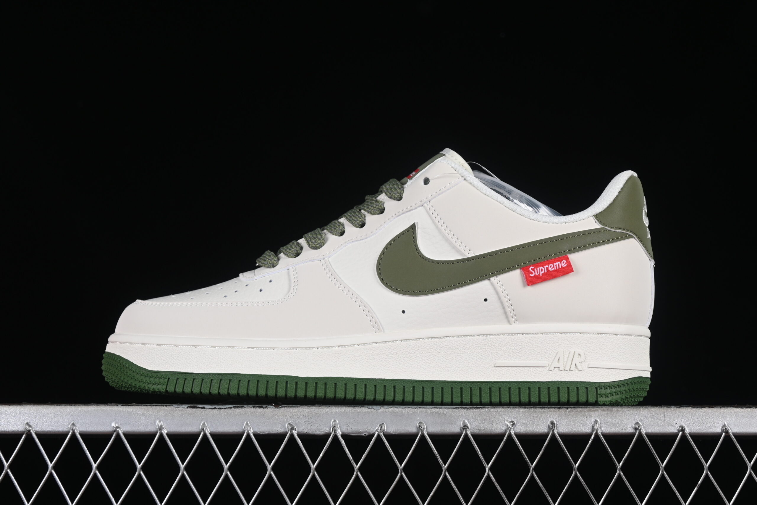 Supreme x Nike Air Force 1'07 Low Cream Green Air Force 1 Low Top Casual Skate Shoes HD1968-008