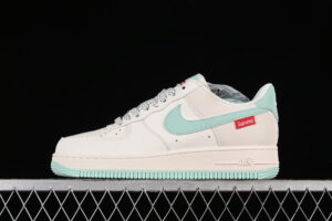 Supreme x Nike Air Force 1'07 Low Collaboration Green Air Force 1 Low Top Casual Skate Shoes HD1968-023