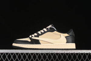 Travis Scott x Fragment Design x Air Jordan 1 Low OG SP Air Jordan 1 Jordan 1 Collaboration Low Top Culture Casual Skate Shoes DM7866-201