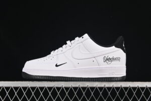 Undefeated x Nike Air Force 1'07 Low White Black Air Force 1 Low Top Casual Skate Shoes ZH0316-102