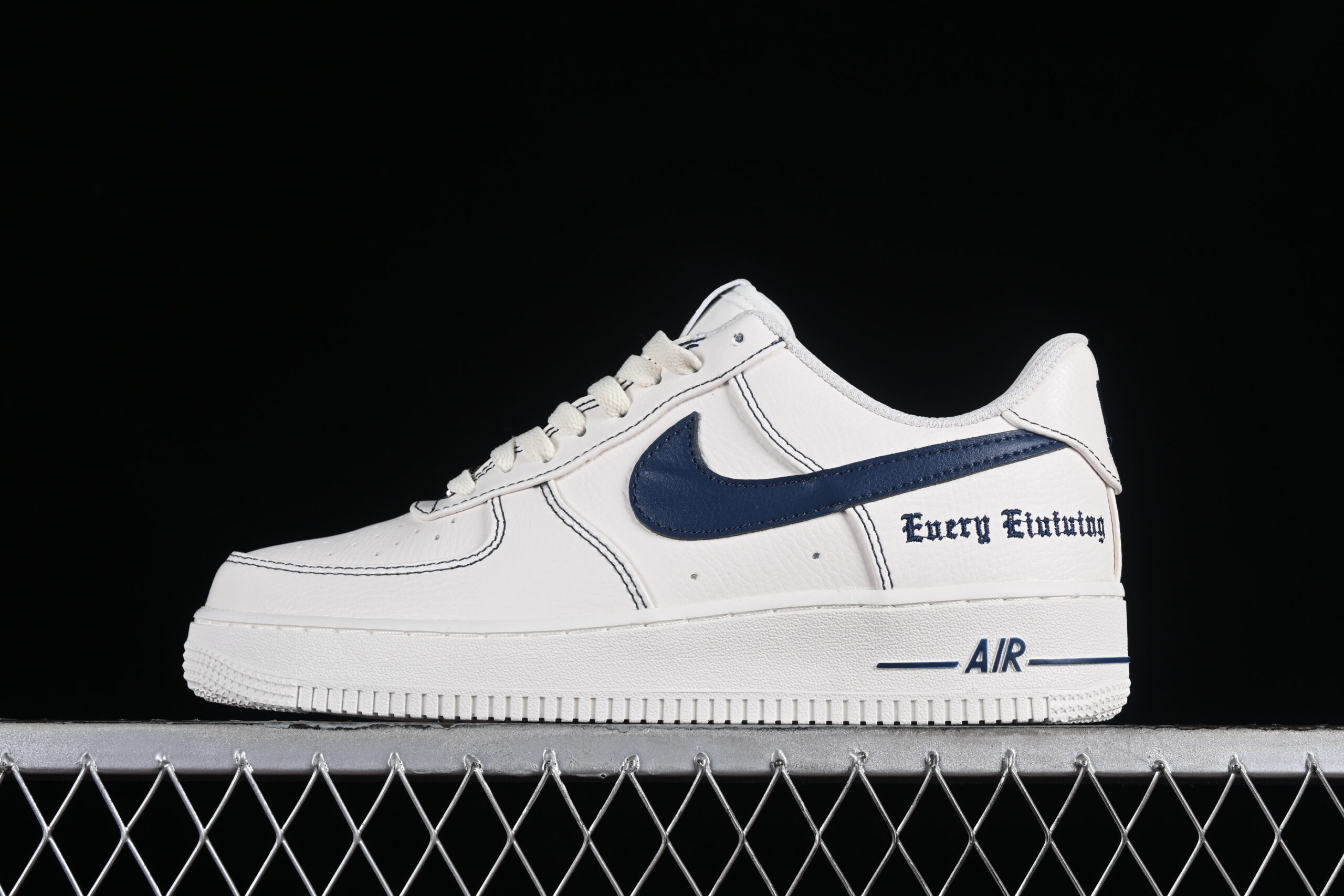 Vlone x Nike Air Force 1'07 Low Collaboration Blue Air Force 1 Low Top Casual Sports Skate Shoes AA5360-006
