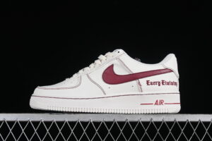 Vlone x Nike Air Force 1'07 Low Collaboration Red Air Force 1 Low Top Casual Version AA5360-010