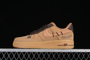 X Version Nike Air Force 1'07 WB AF1 Suede Air Force 1 Low Top Skate Shoes CJ9179-200