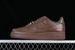 Company Level Supreme x Nike Air Force 1 Low Collaboration Air Force 1 Low Top Casual Skate Shoes CU9225-101